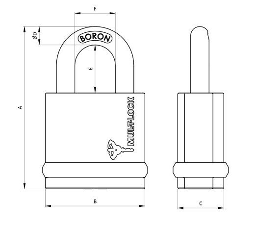 Hangslot NEG